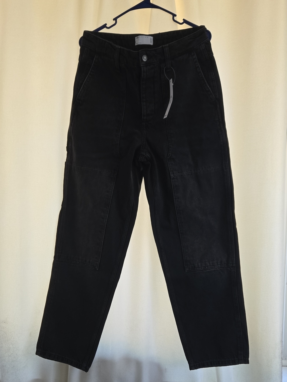 ASOS Black Cargo Utility Trousers for Men